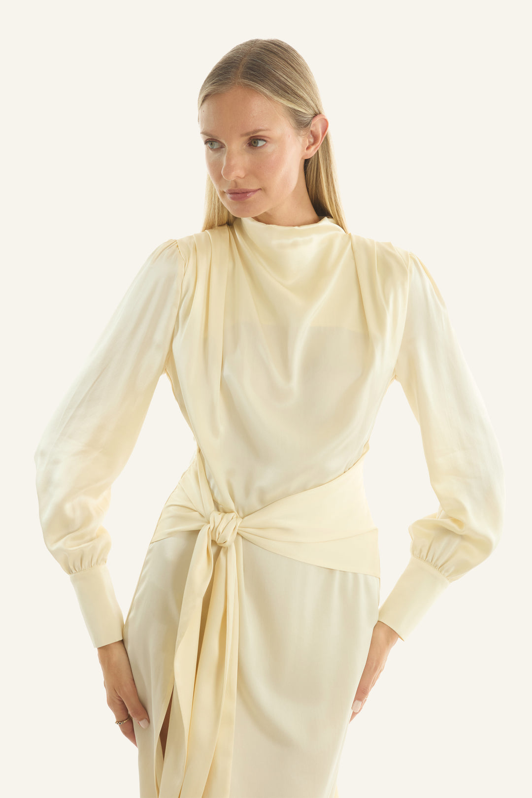 Mina Dress - 100% Organic Sand-Washed Silk
