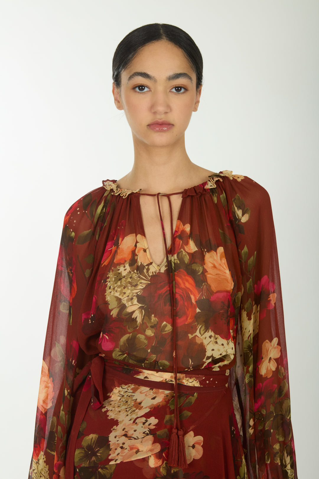 Murray Blouse - 100% Organic Silk Chiffon