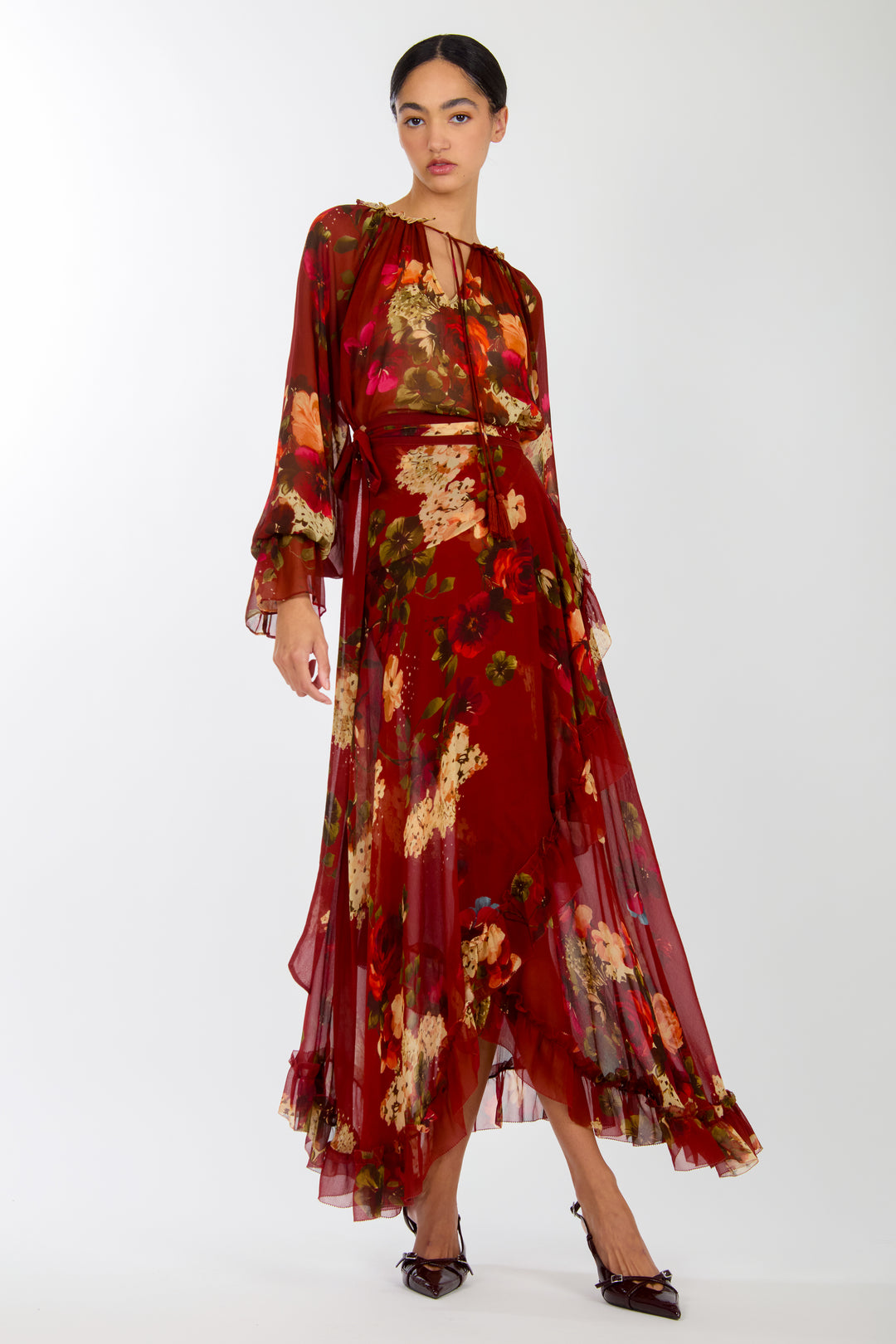 Murray Skirt - 100% Organic Silk Chiffon