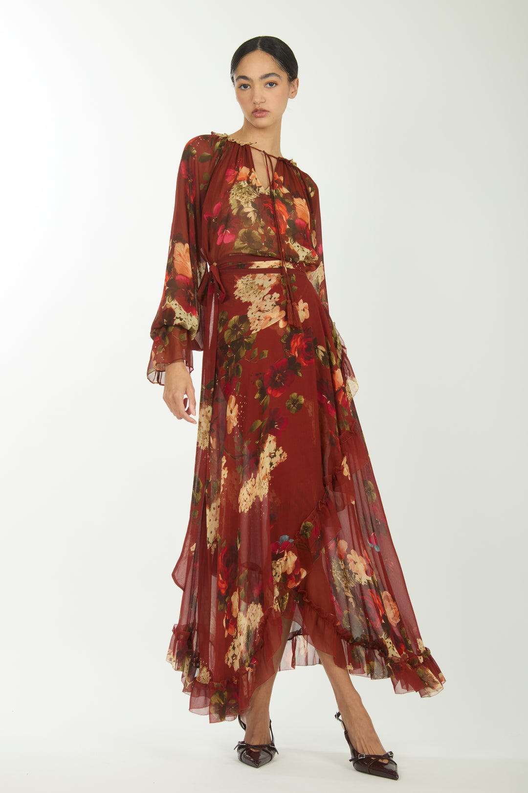 Murray Blouse - 100% Organic Silk Chiffon