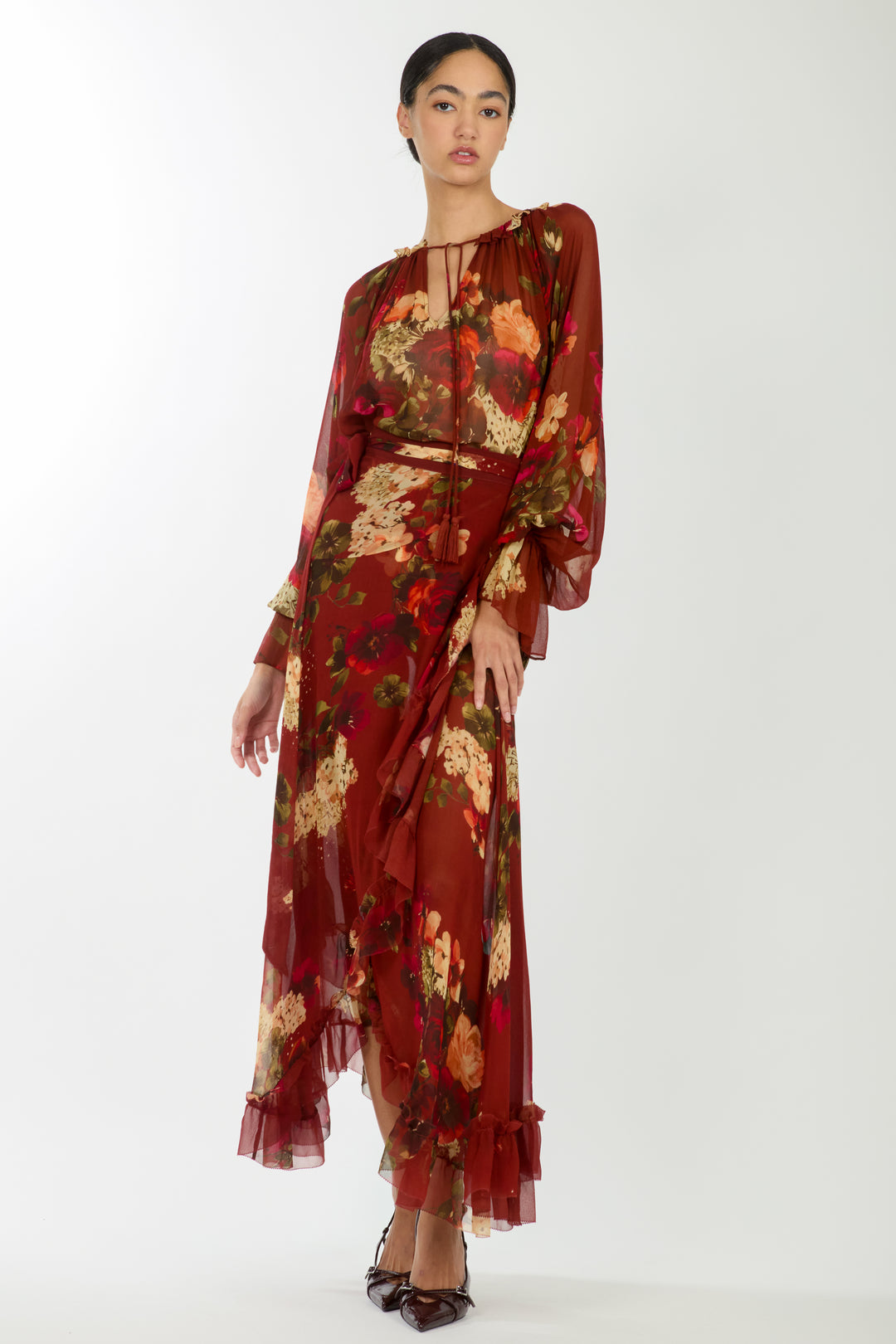 Murray Skirt - 100% Organic Silk Chiffon