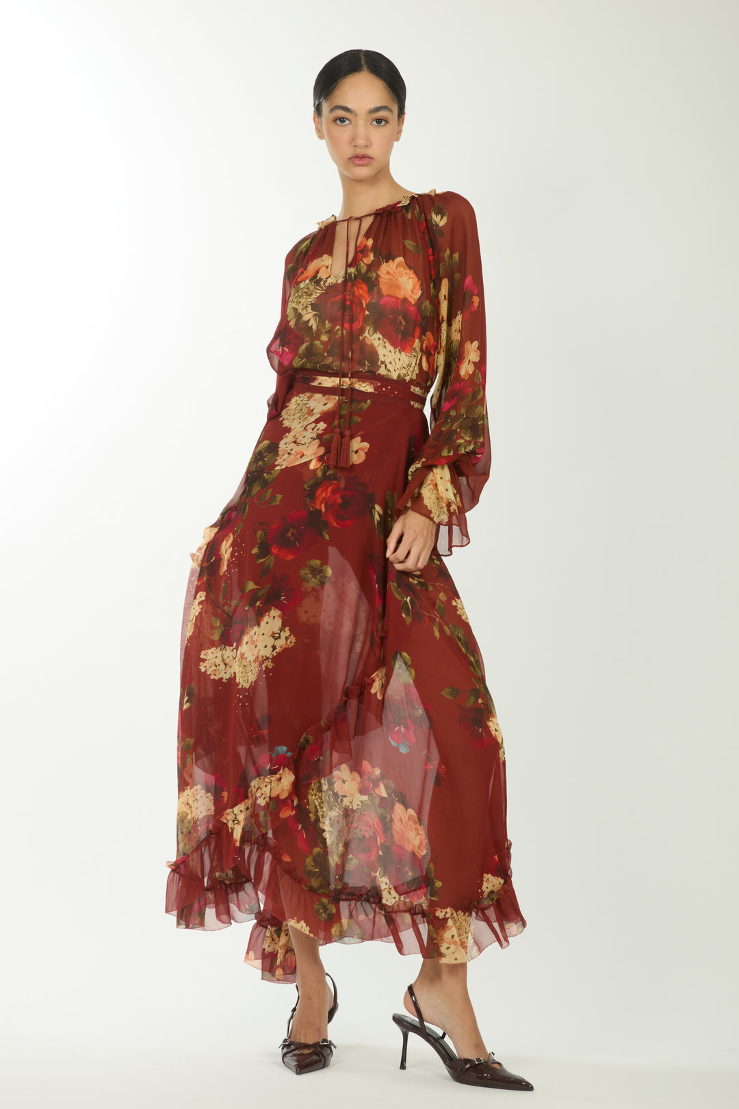 Murray Blouse - 100% Organic Silk Chiffon