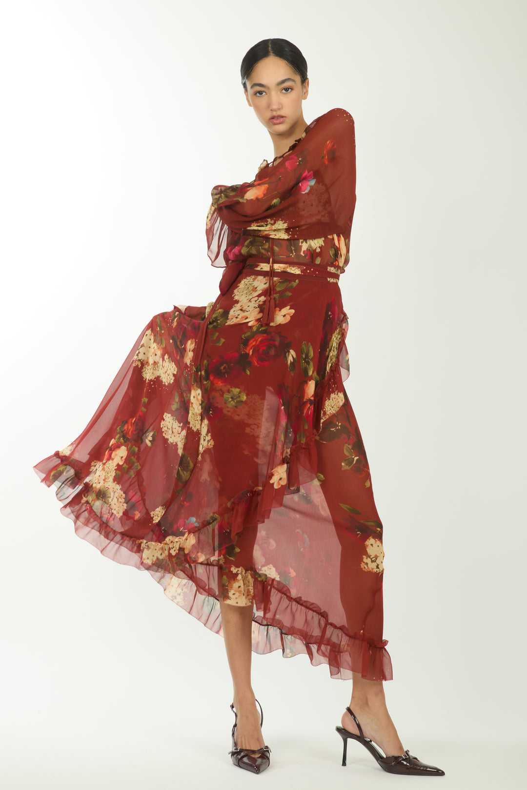 Murray Blouse - 100% Organic Silk Chiffon