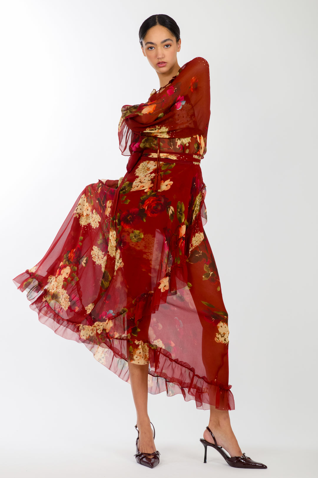 Murray Skirt - 100% Organic Silk Chiffon