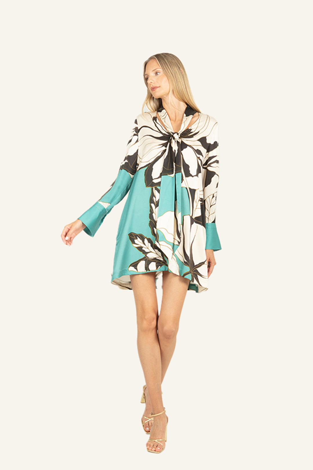 Nerissa Dress - 100% Sand Washed Silk