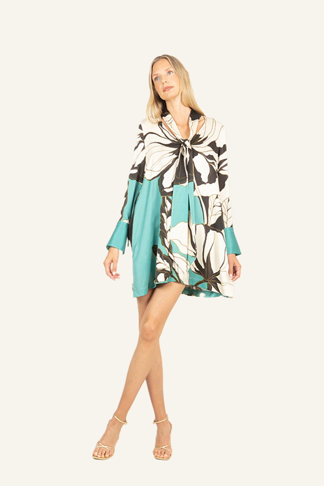 Nerissa Dress - 100% Sand Washed Silk