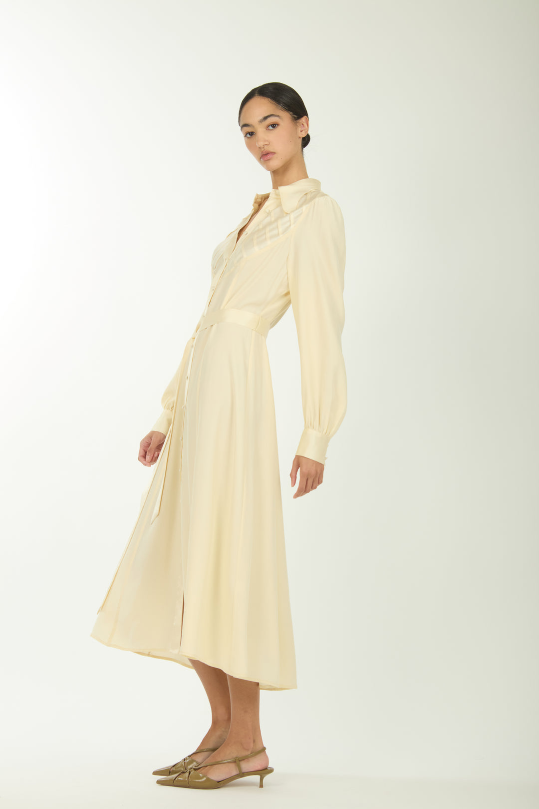 Nila Dress - 100% Organic Sand-Washed Silk