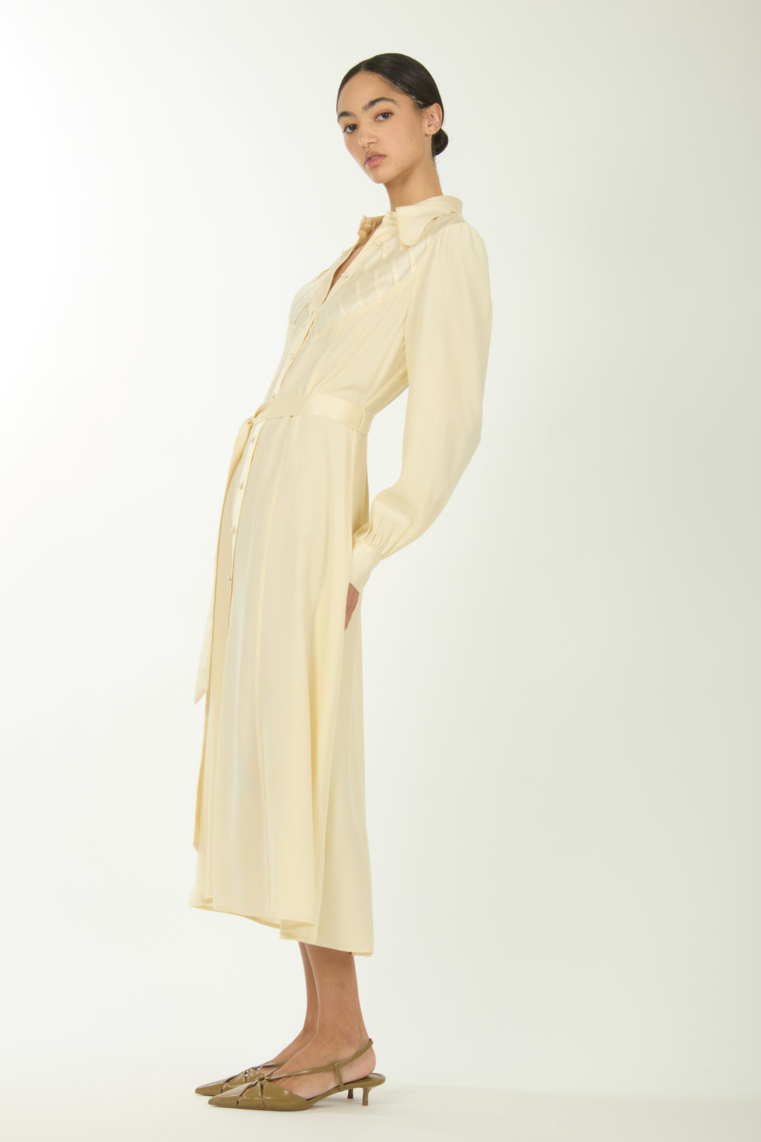 Nila Dress - 100% Organic Sand-Washed Silk