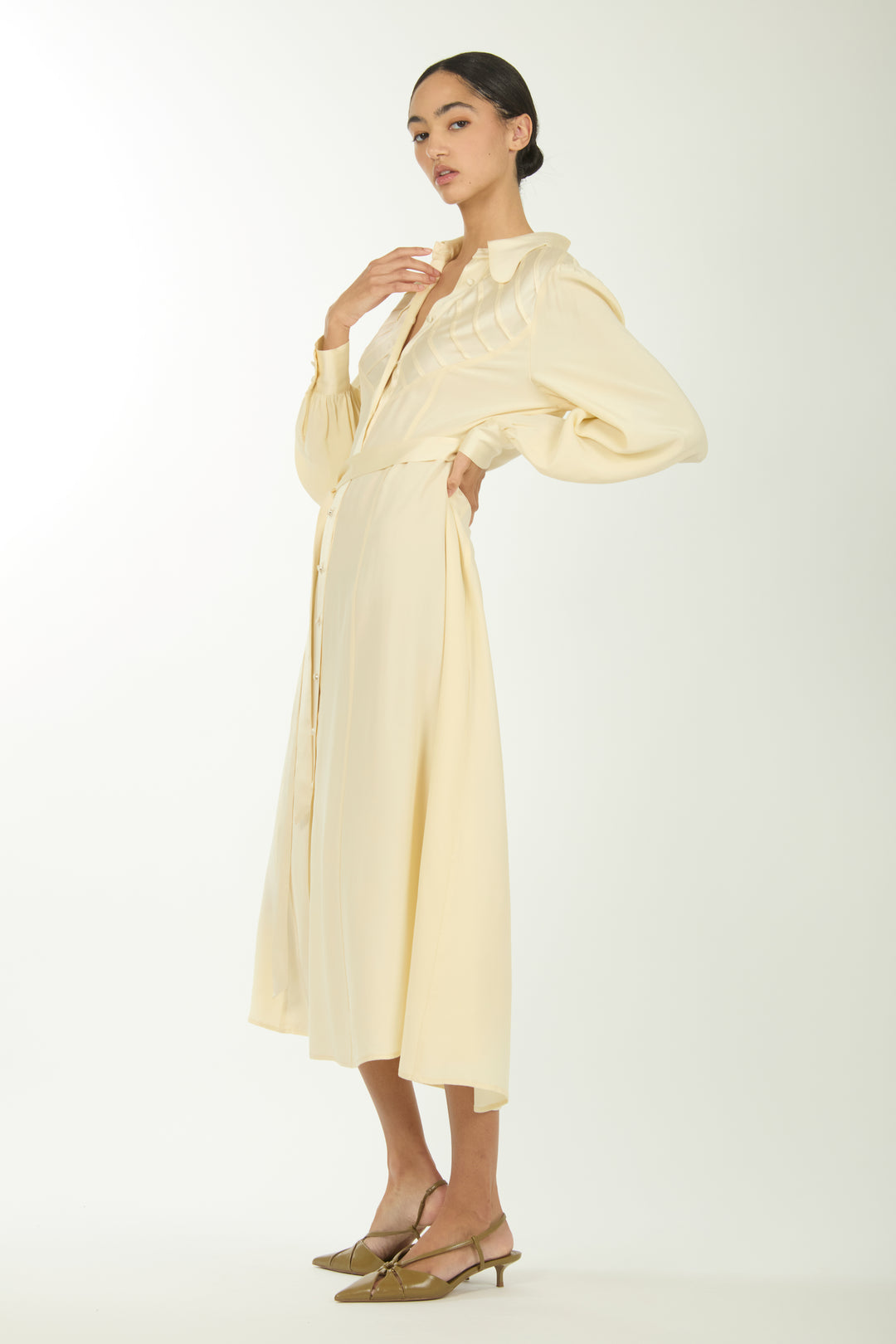 Nila Dress - 100% Organic Sand-Washed Silk