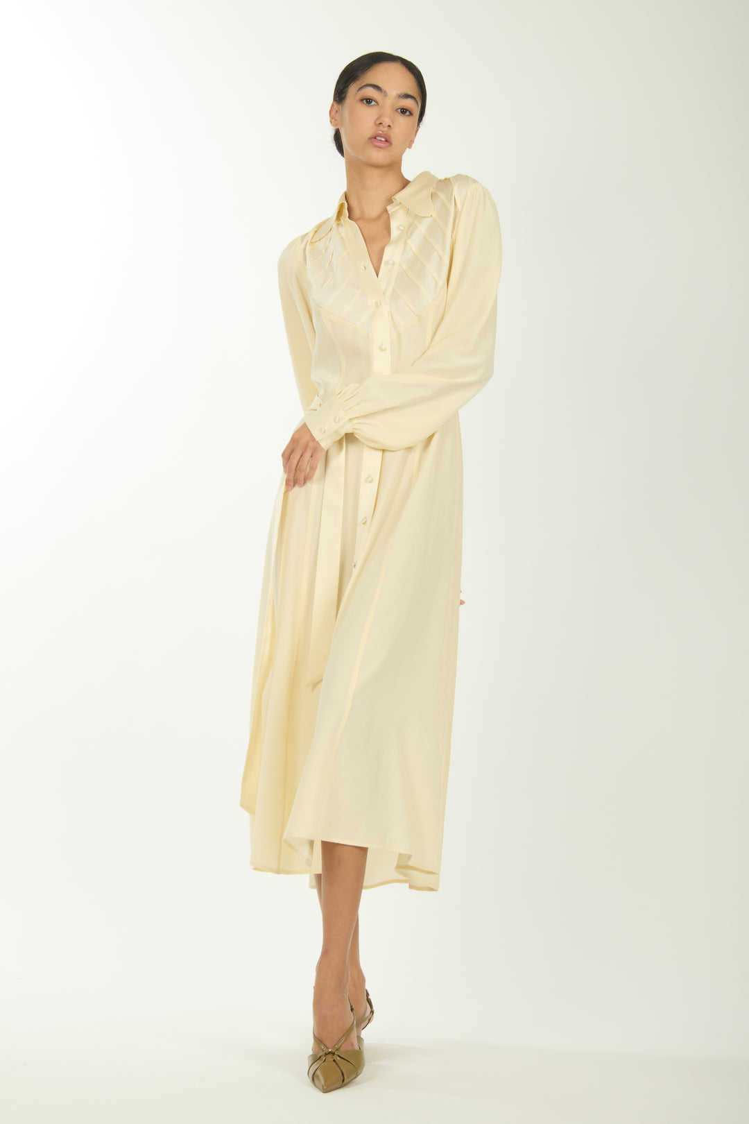 Nila Dress - 100% Organic Sand-Washed Silk