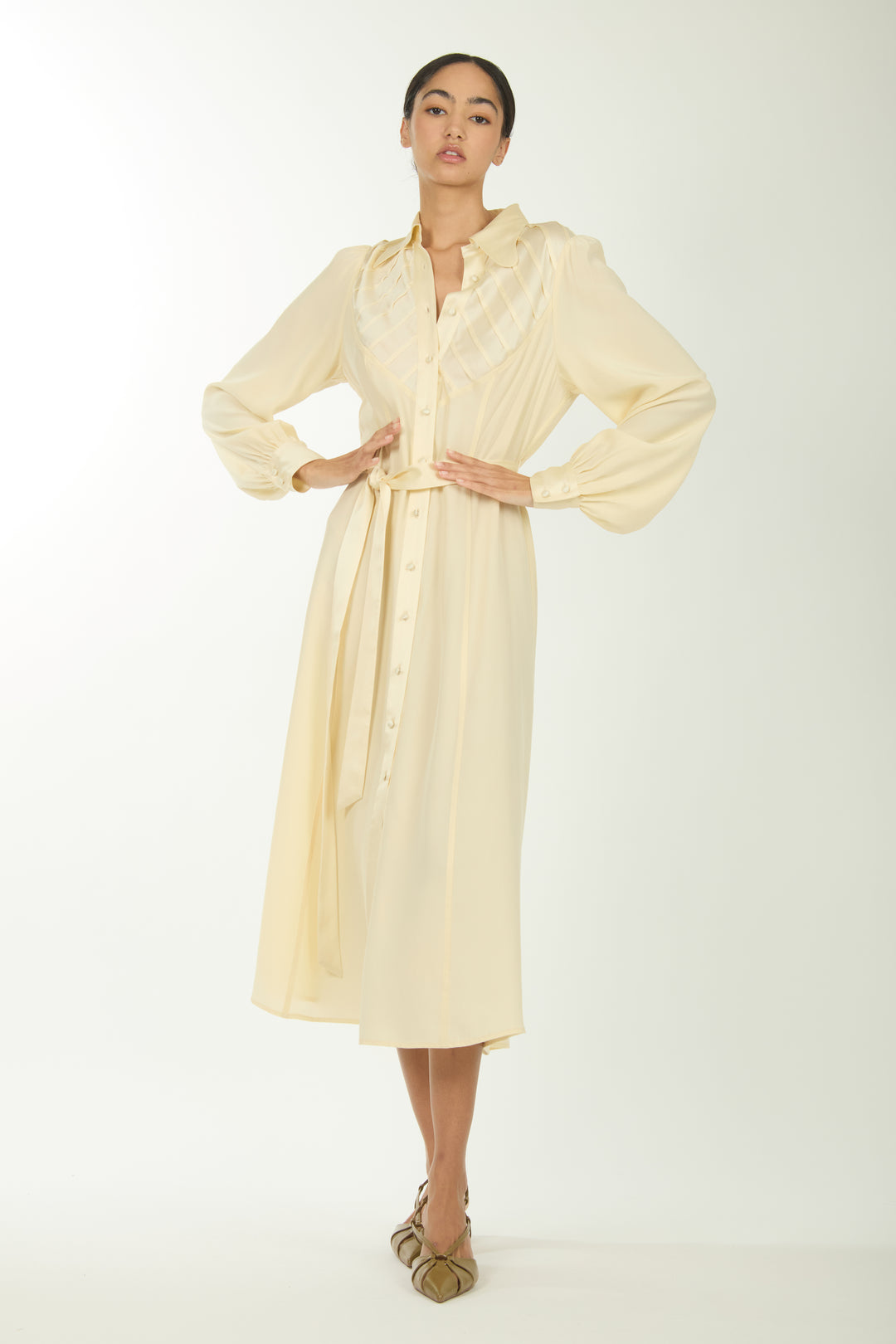 Nila Dress - 100% Organic Sand-Washed Silk