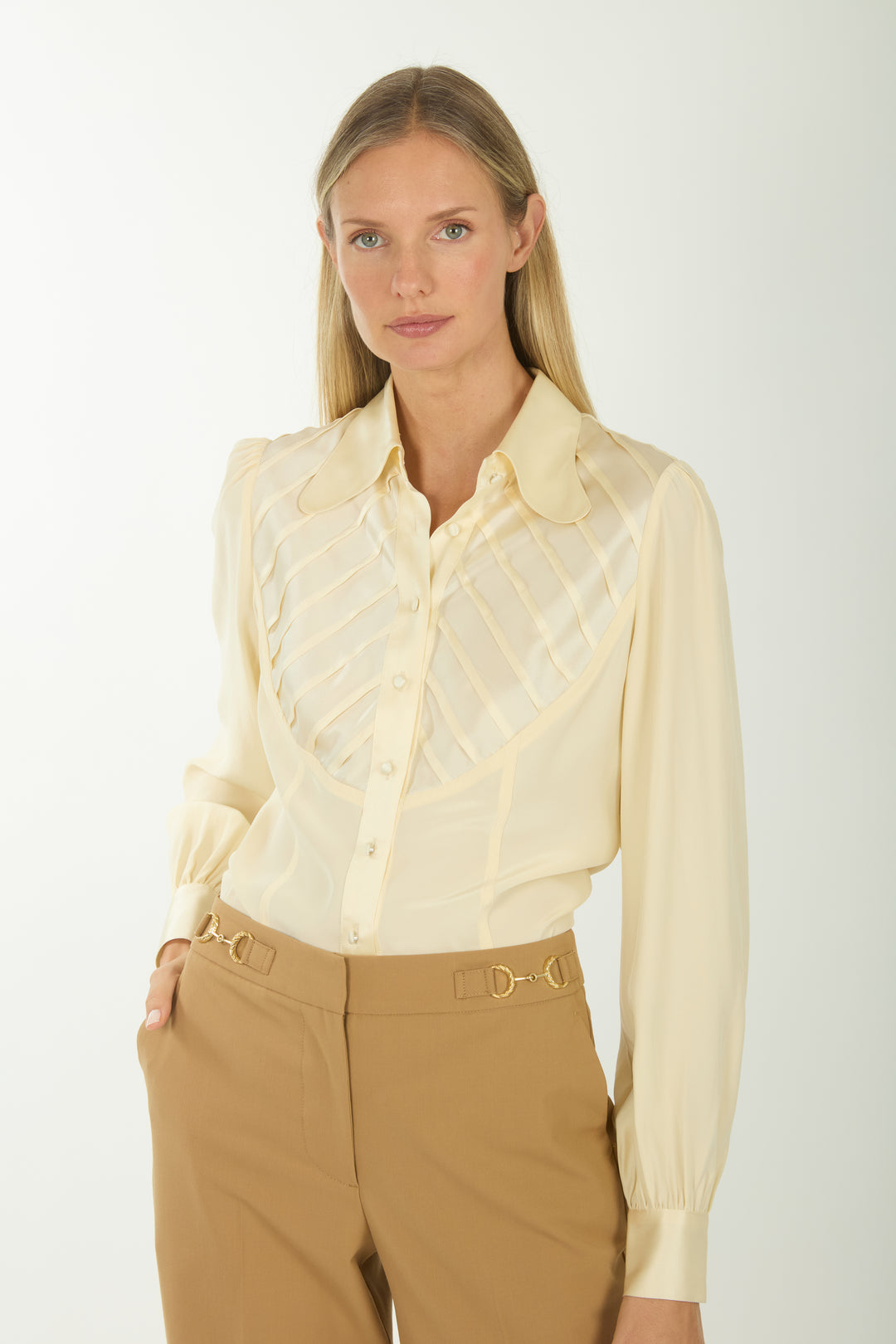 Nila Blouse - 100% Organic Sand-Washed Silk