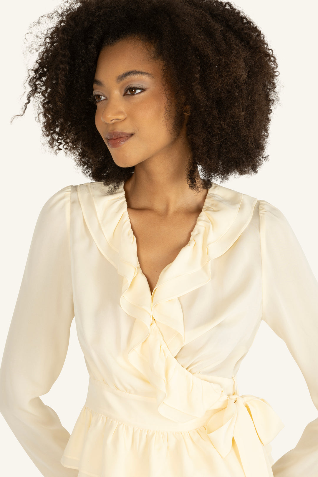 Noelle Blouse - 100% Organic Silk Chiffon
