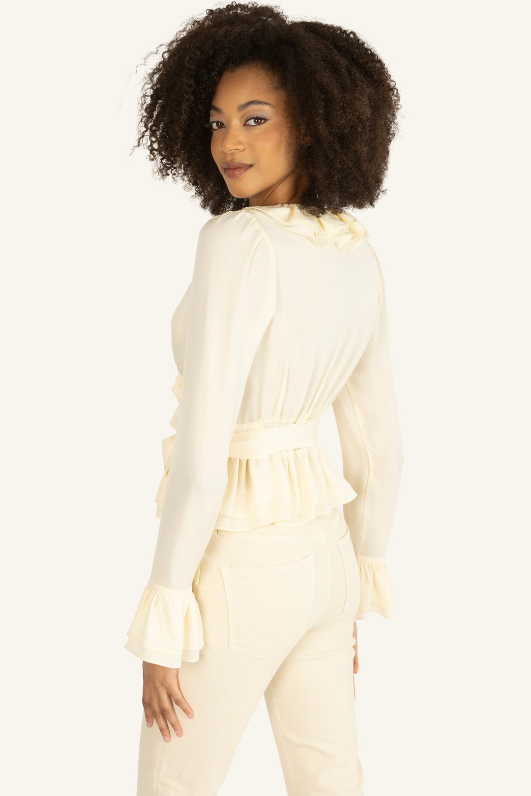 Noelle Blouse - 100% Organic Silk Chiffon
