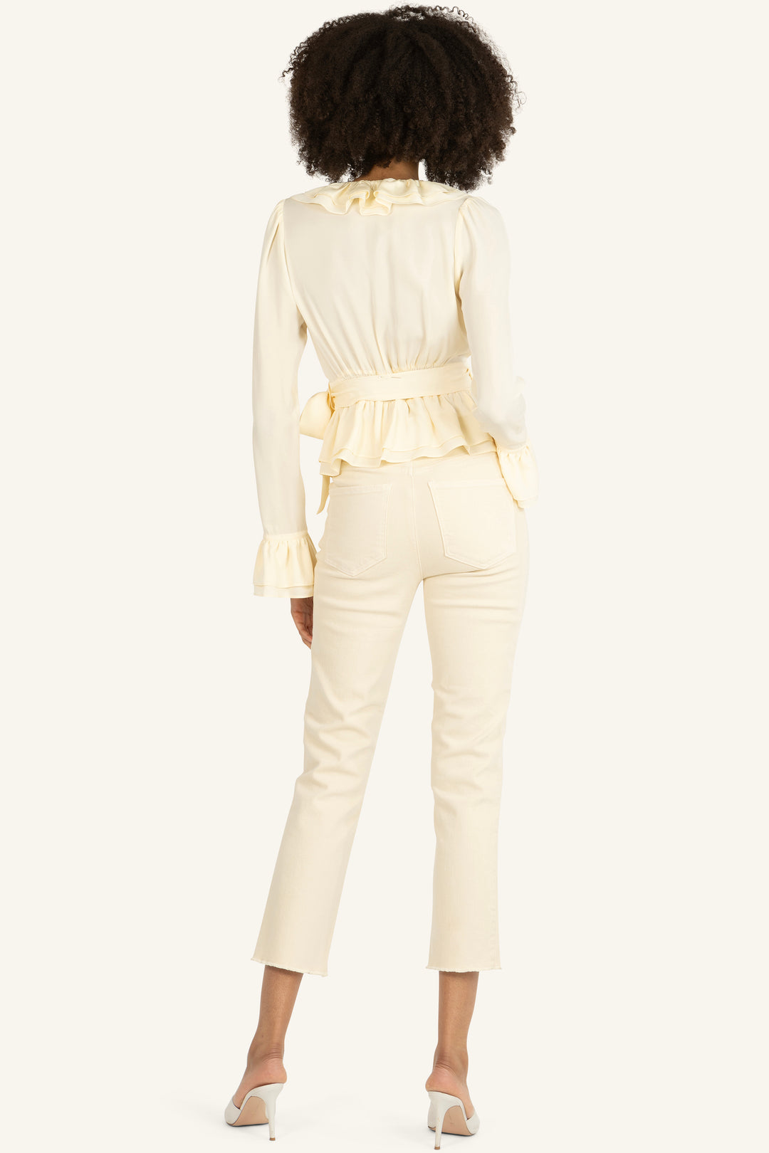 Noelle Blouse - 100% Organic Silk Chiffon