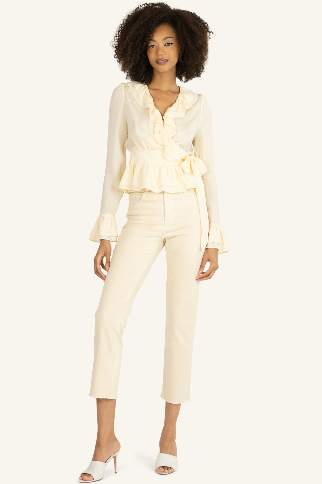 Noelle Blouse - 100% Organic Silk Chiffon