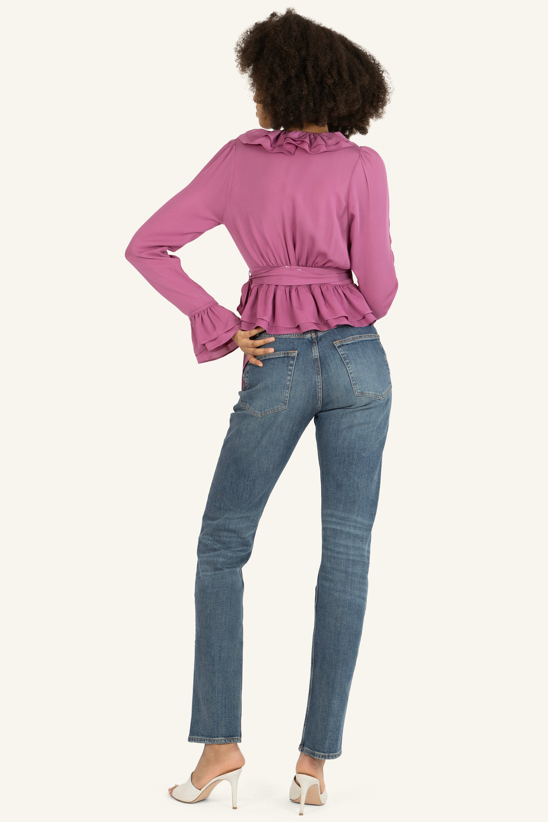 Noelle Blouse - 100% Organic Silk Chiffon