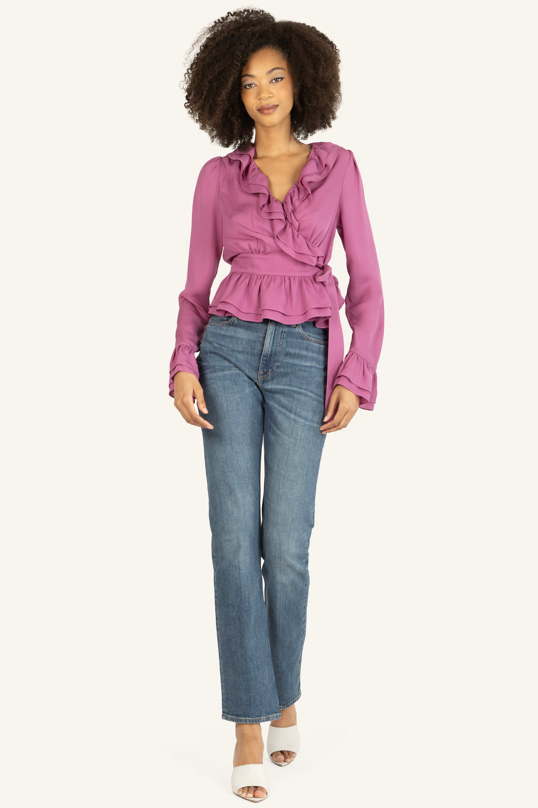 Noelle Blouse - 100% Organic Silk Chiffon