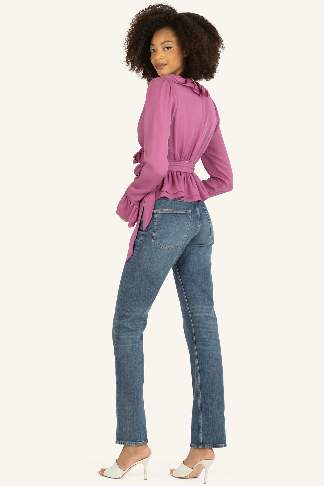 Noelle Blouse - 100% Organic Silk Chiffon