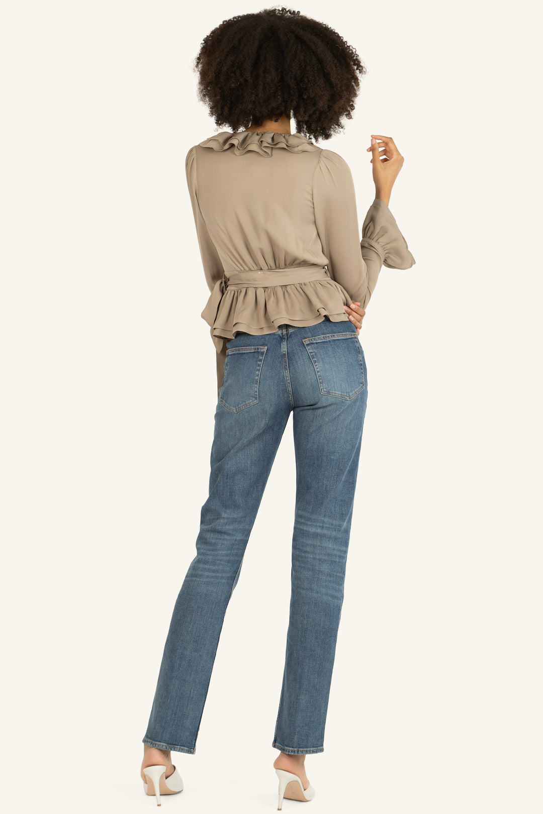 Noelle Blouse - 100% Organic Silk Chiffon