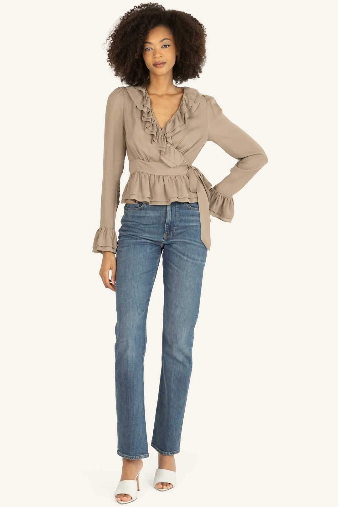 Noelle Blouse - 100% Organic Silk Chiffon
