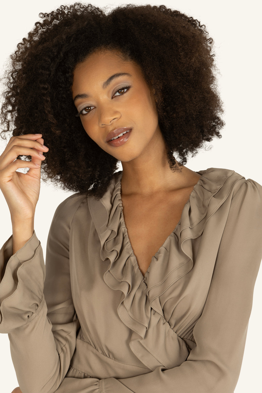 Noelle Blouse - 100% Organic Silk Chiffon