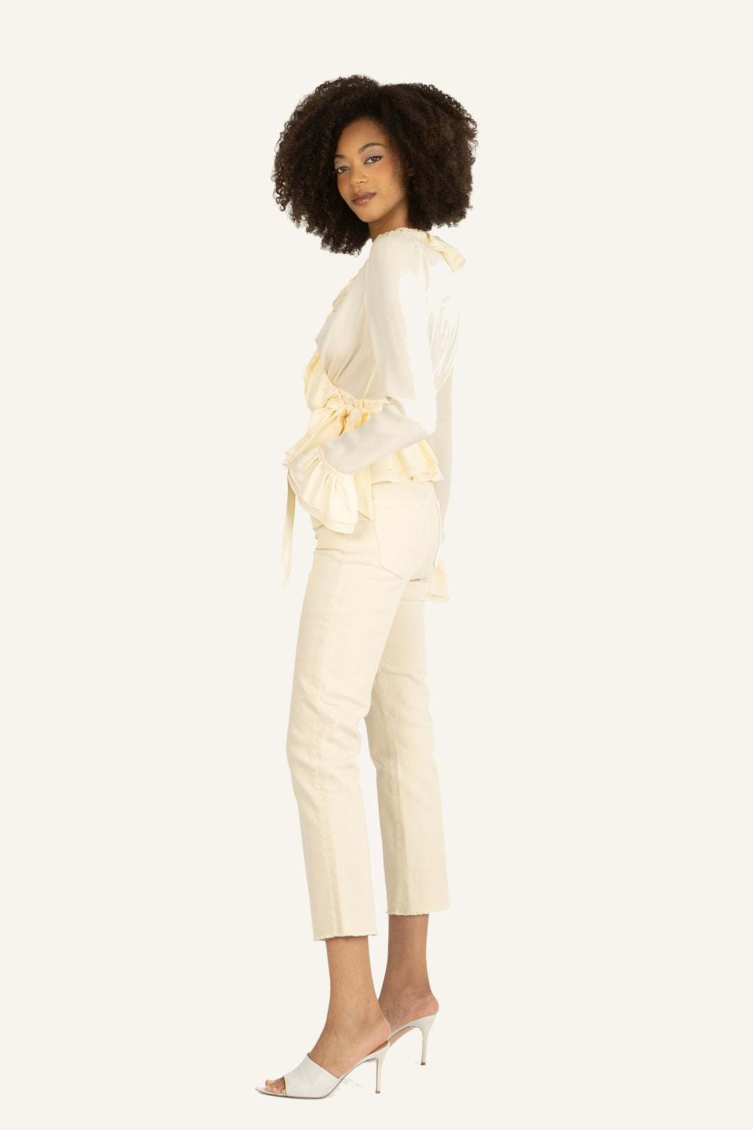 Noelle Blouse - 100% Organic Silk Chiffon