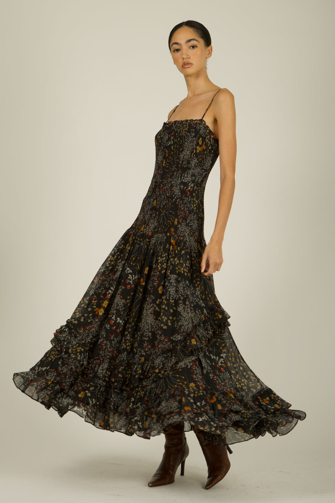 Paulina Dress - Silk Crinkle Chiffon