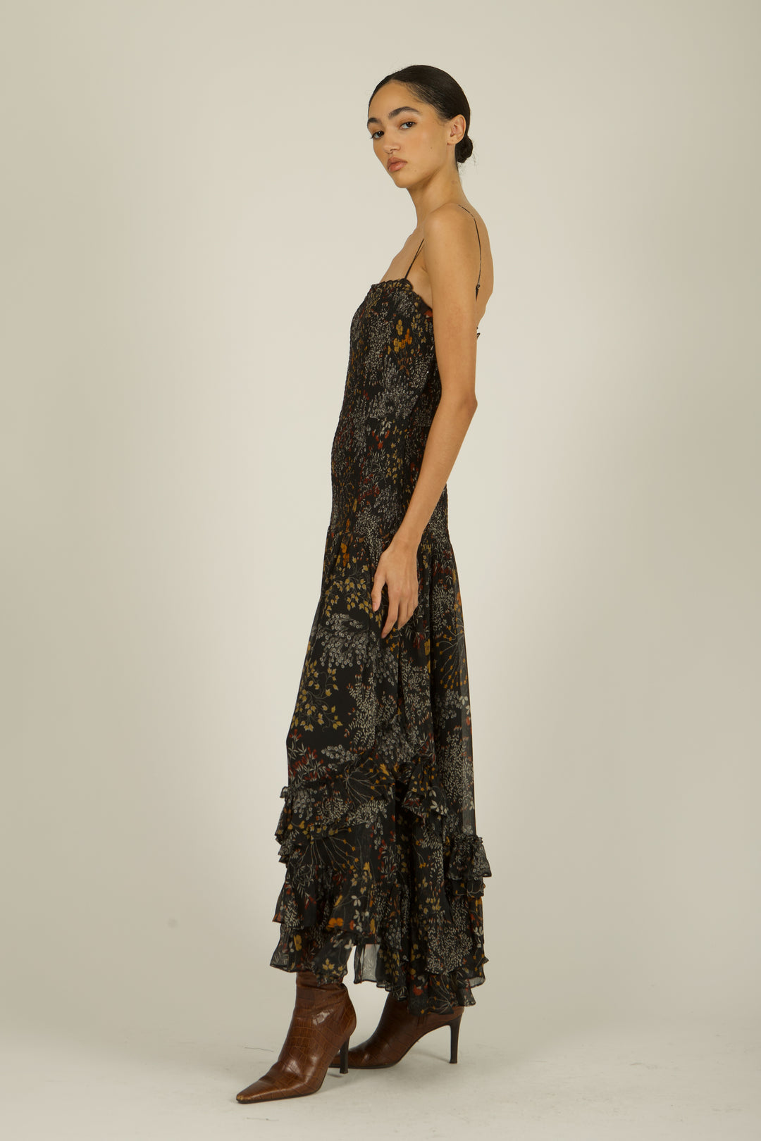 Paulina Dress - Silk Crinkle Chiffon