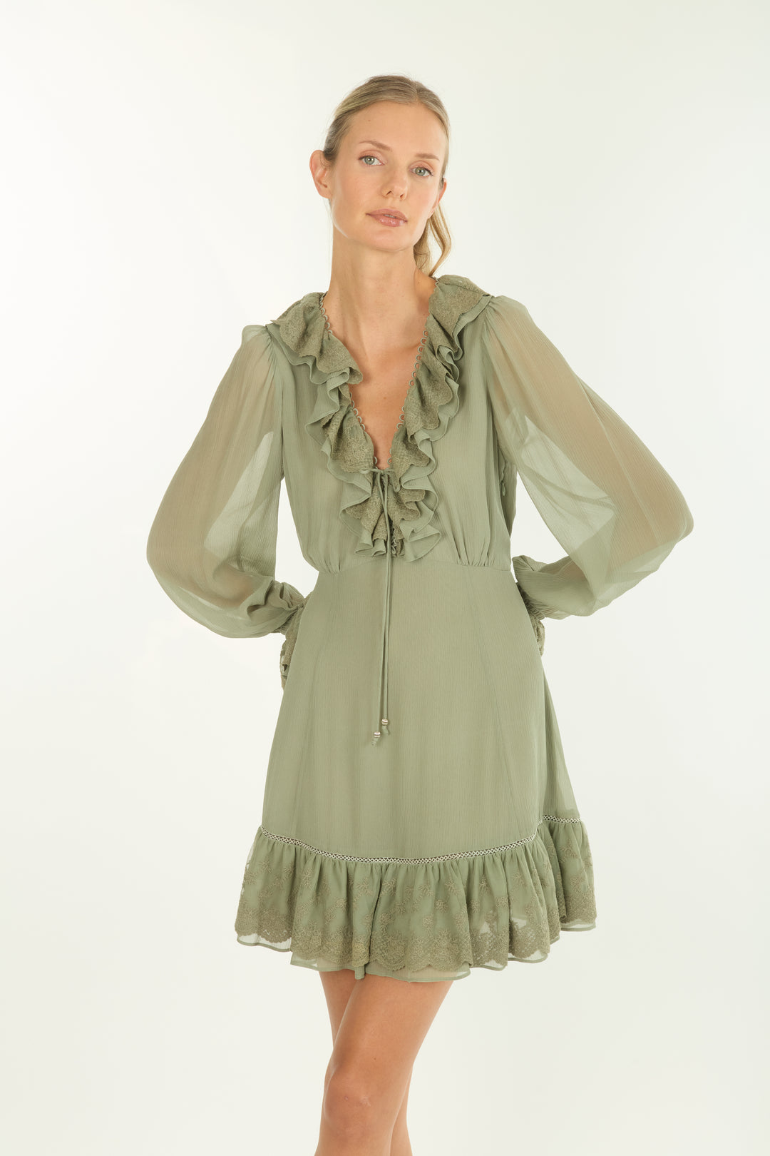 Poet Dress - 100% Organic Silk Chiffon