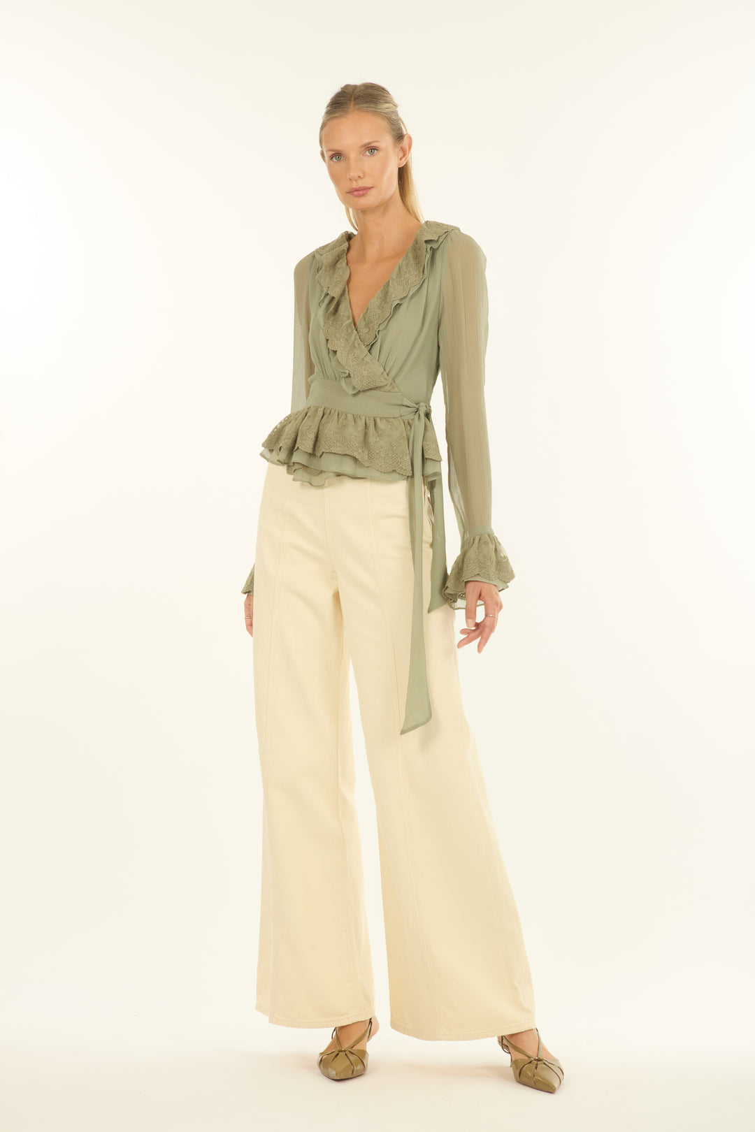 Poet Blouse - 100% Organic Silk Chiffon