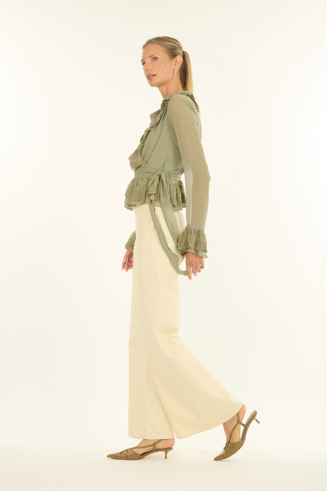 Poet Blouse - 100% Organic Silk Chiffon