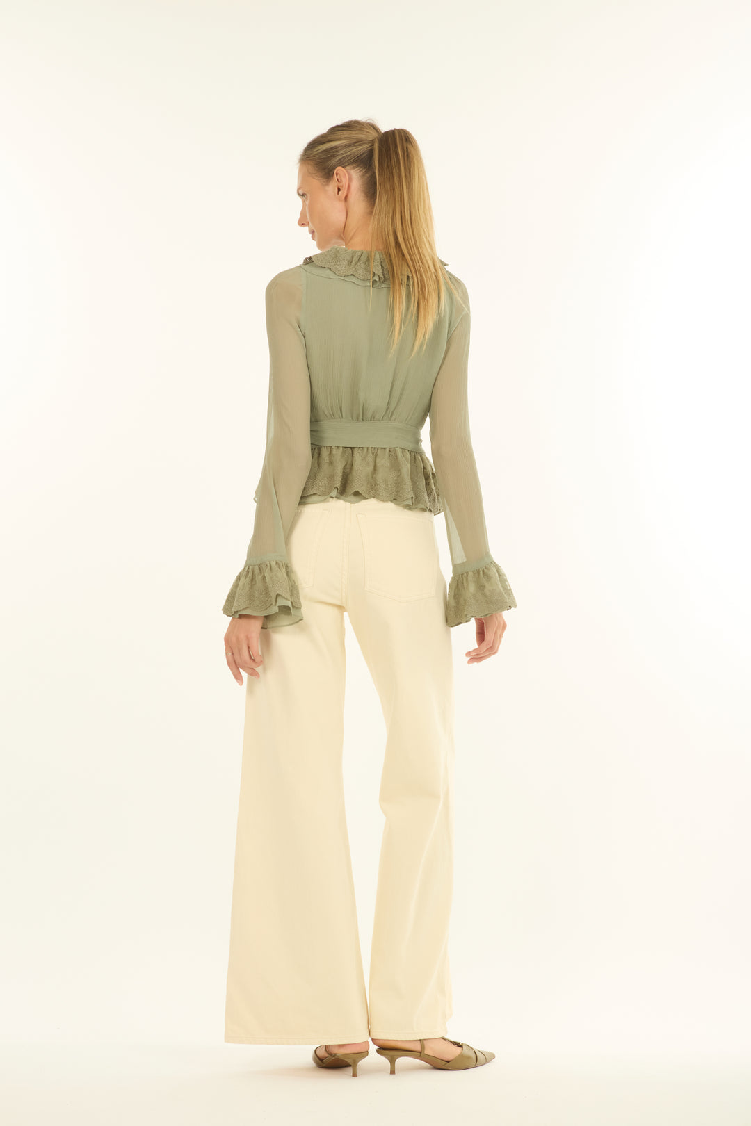 Poet Blouse - 100% Organic Silk Chiffon