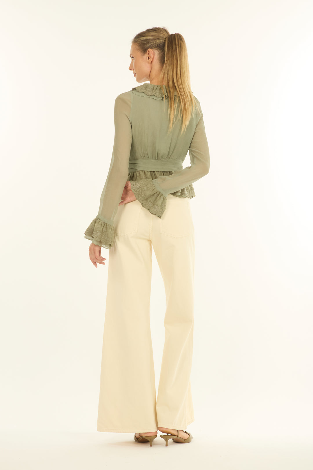 Poet Blouse - 100% Organic Silk Chiffon