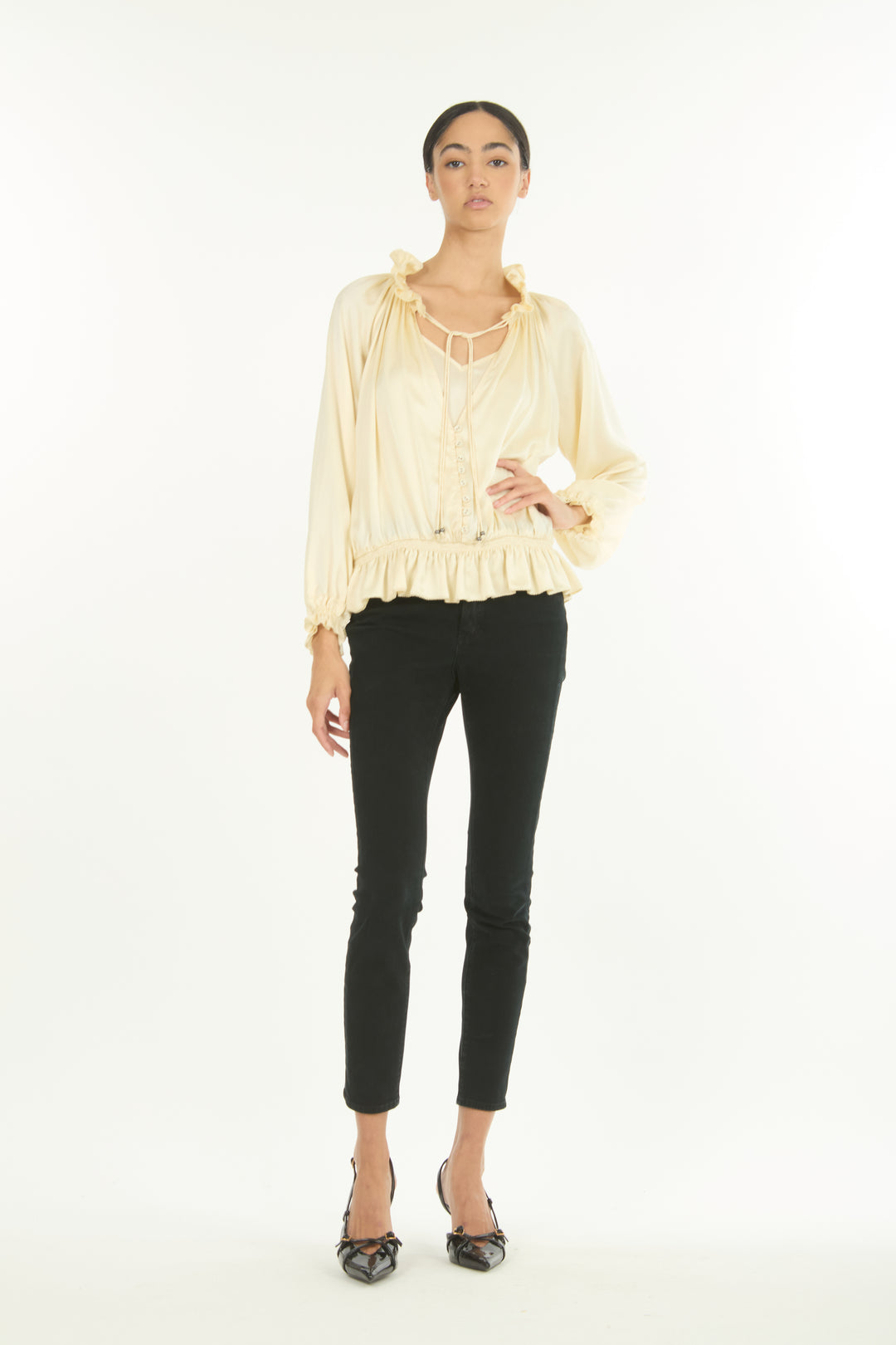 Romane Top - 100% Organic Sand-Washed Silk