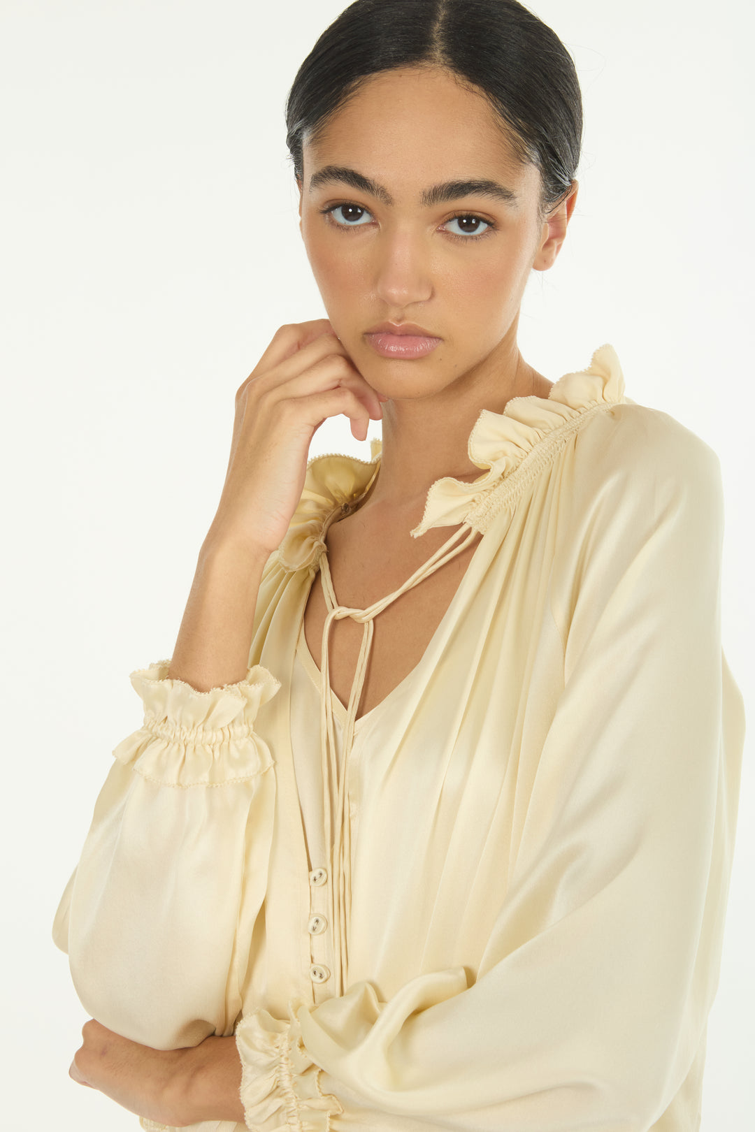 Romane Top - 100% Organic Sand-Washed Silk