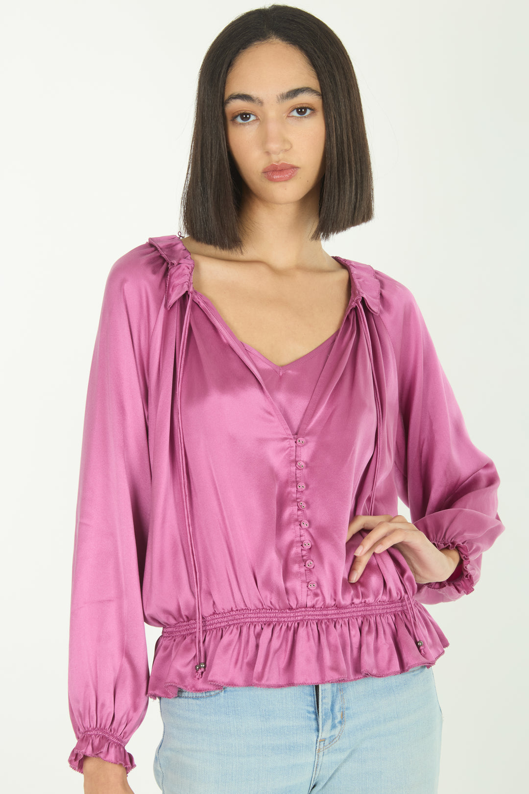 Romane Top - 100% Organic Sand-Washed Silk