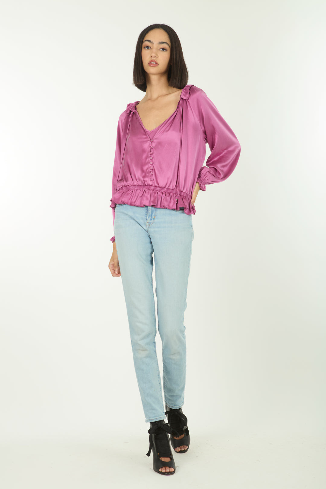 Romane Top - 100% Organic Sand-Washed Silk