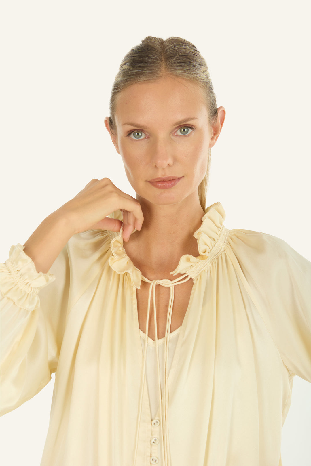 Romane Top - 100% Organic Sand-Washed Silk