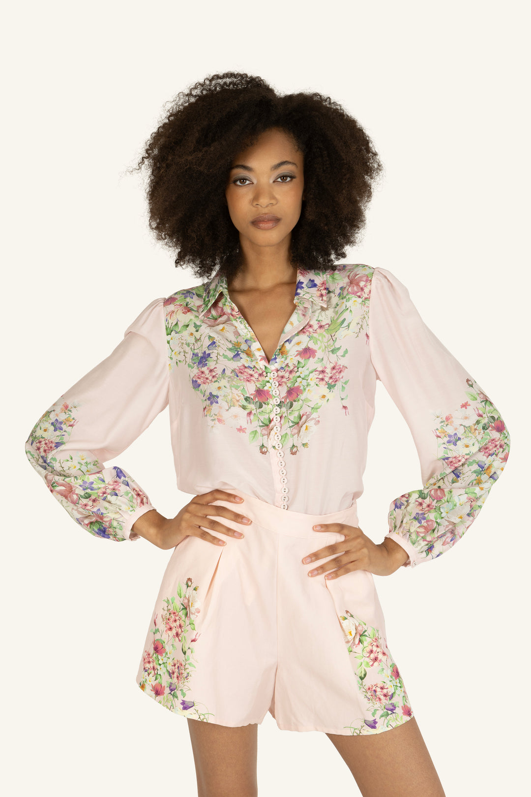 Rose Shorts - Silk & Cotton