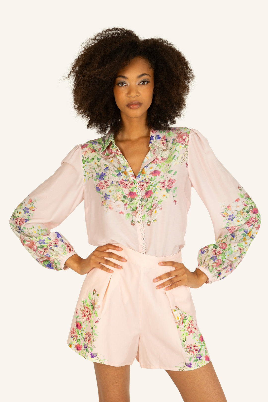 Rose Blouse - Silk & Cotton