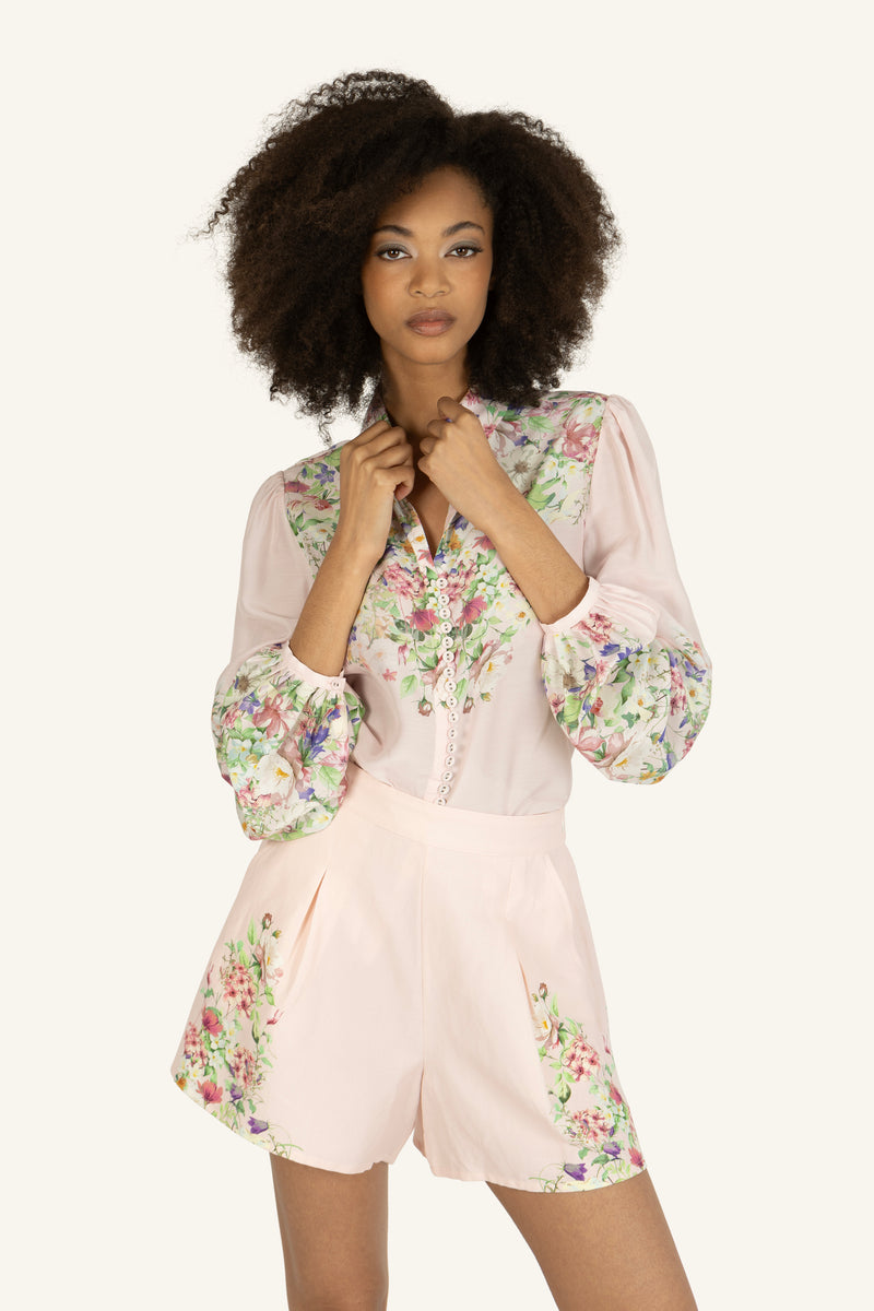 Rose Shorts - Silk & Cotton