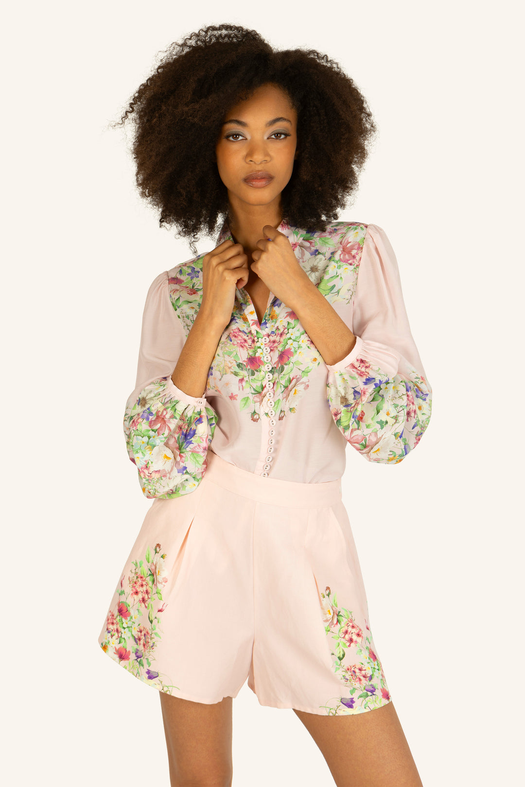 Rose Blouse - Silk & Cotton