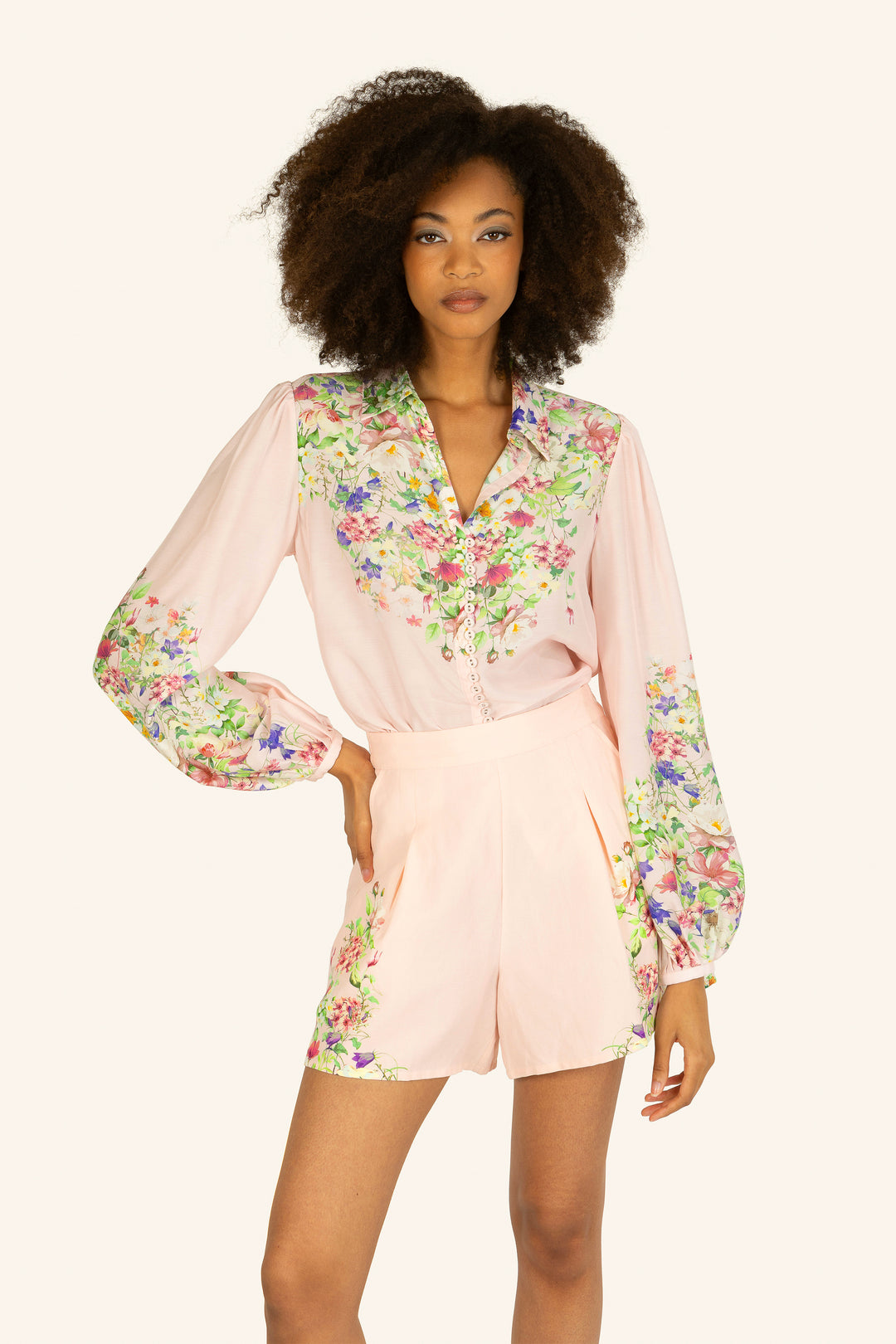 Rose Blouse - Silk & Cotton