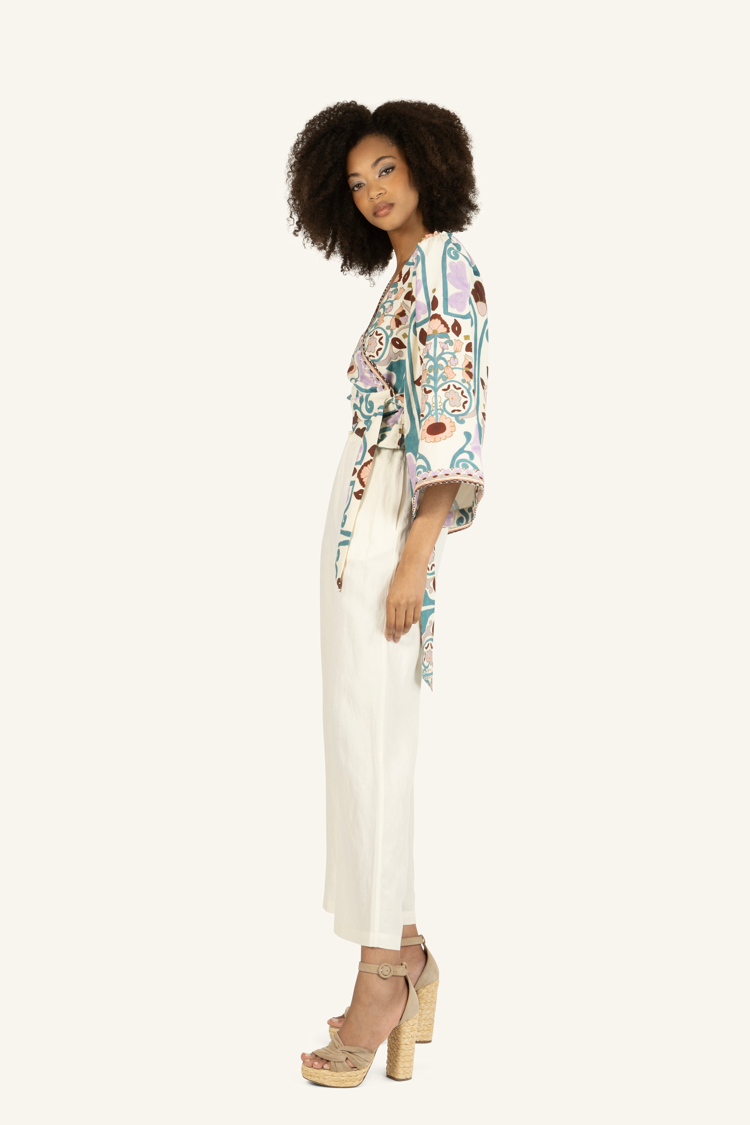 Zinnia Blouse - Silk Linen – SECRET MISSION BOUTIQUE