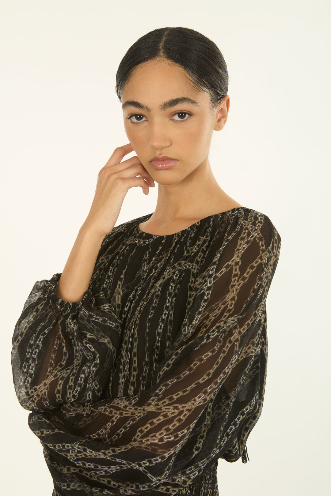 Chelsea Dress - 100% Organic Silk Chiffon