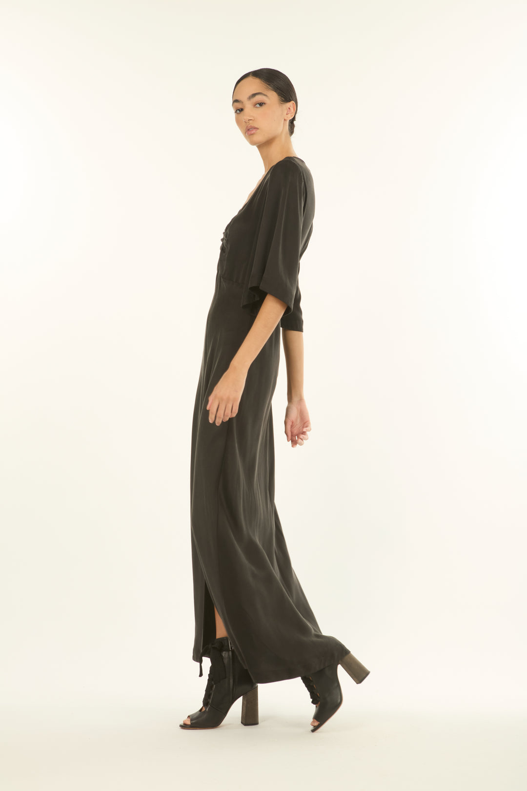 Tatianna Dress - 100% Organic Sand-Washed Silk