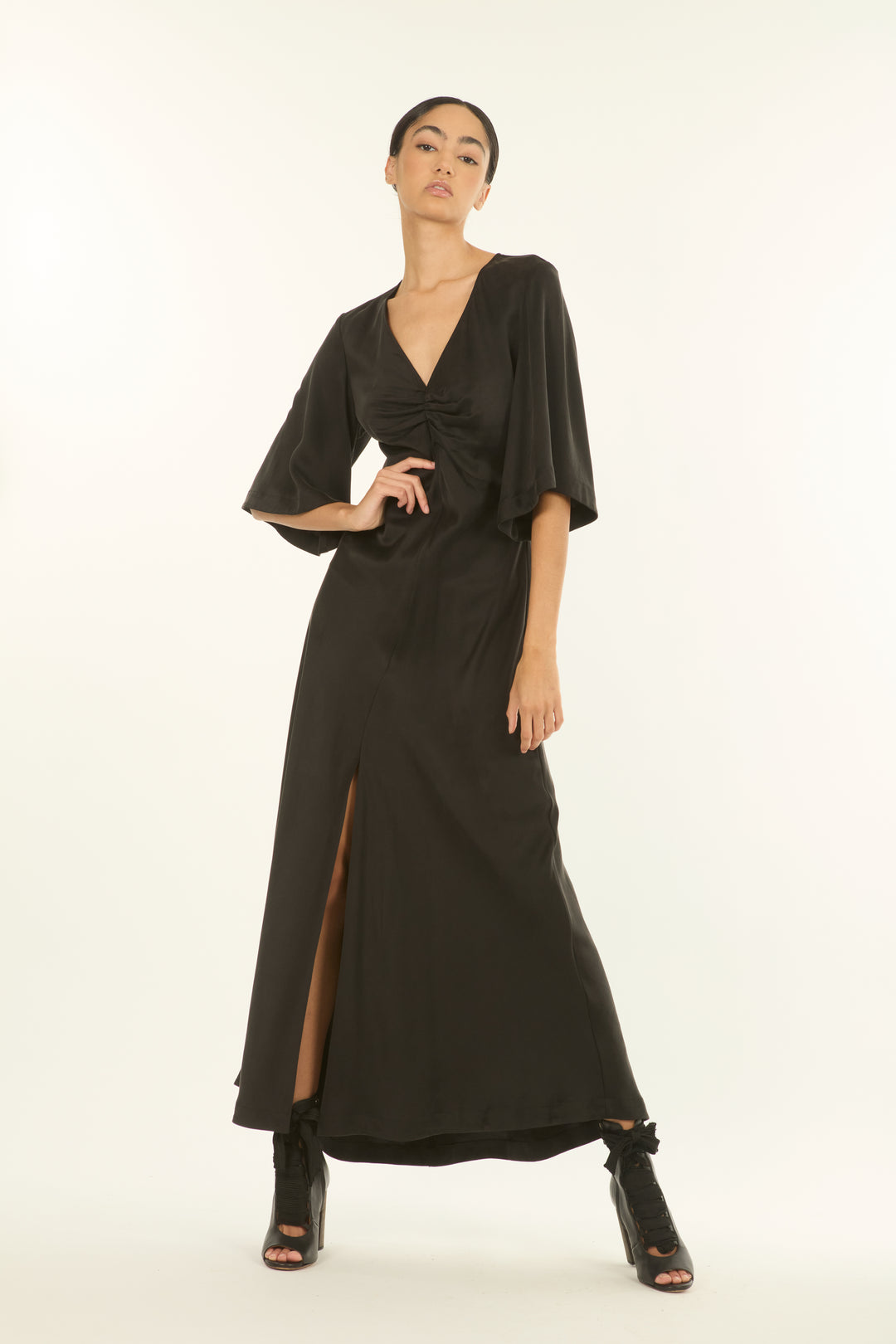 Tatianna Dress - 100% Organic Sand-Washed Silk