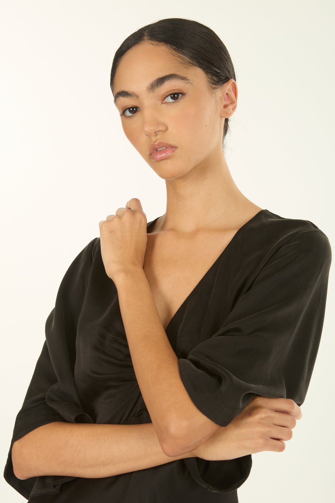 Tatianna Dress - 100% Organic Sand-Washed Silk