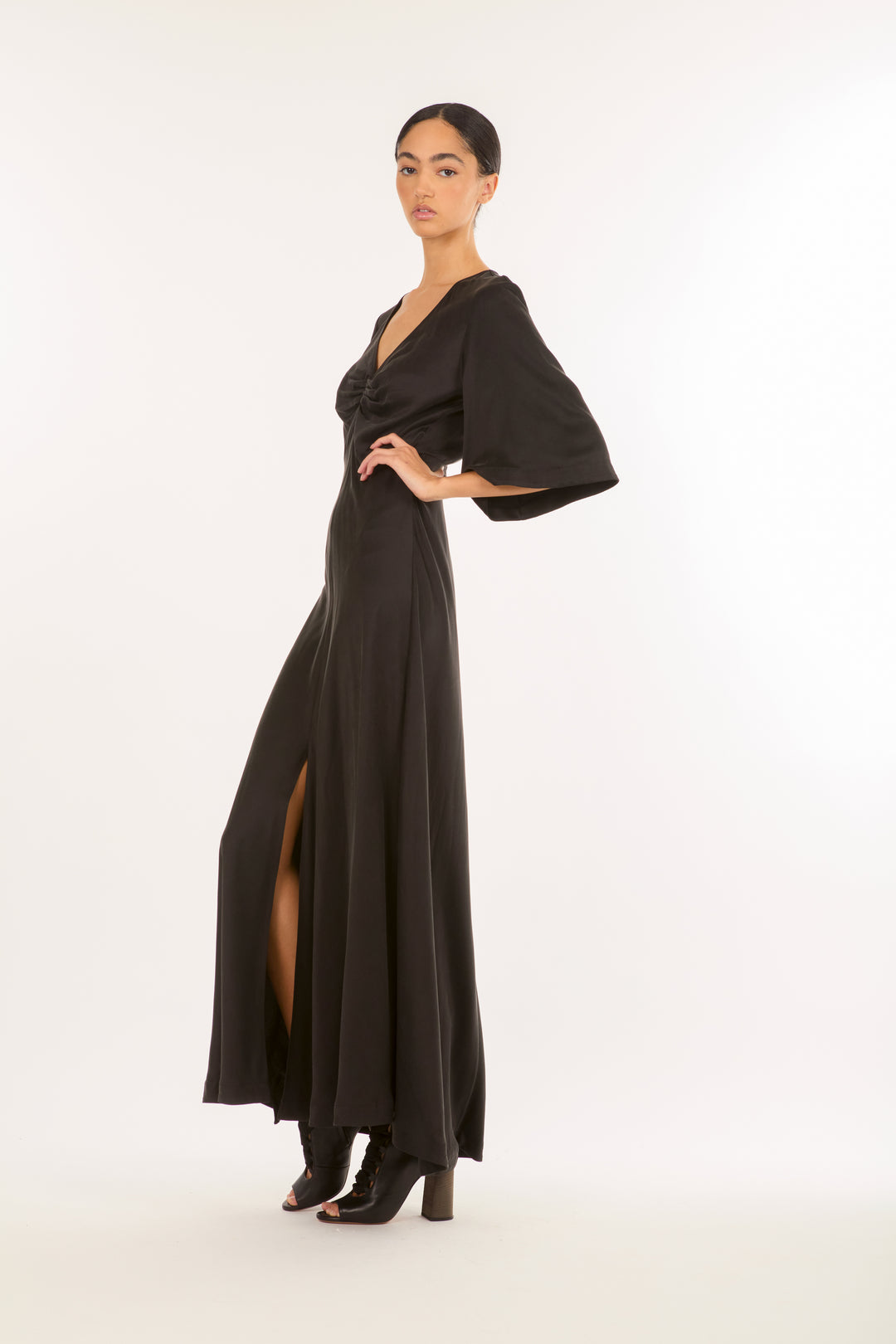 Tatianna Dress - 100% Organic Sand-Washed Silk